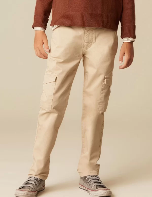 NÍCOLI PANTALÓN CARGO LARGO< Pantalones