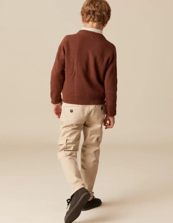 NÍCOLI PANTALÓN CARGO LARGO< Pantalones