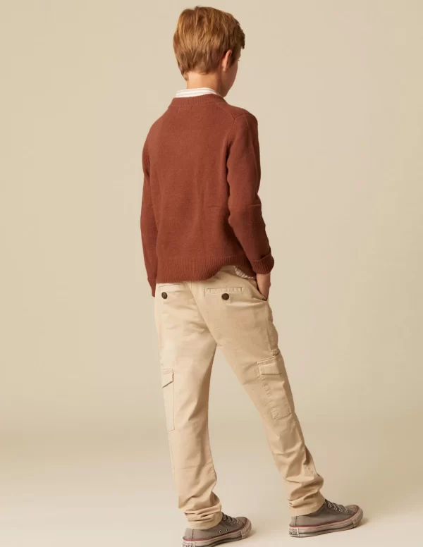 NÍCOLI PANTALÓN CARGO LARGO< Pantalones