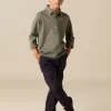 NÍCOLI PANTALÓN CARGO LARGO AZUL< Pantalones