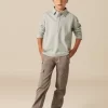 NÍCOLI PANTALÓN CARGO LARGO GRIS CLARO< Pantalones