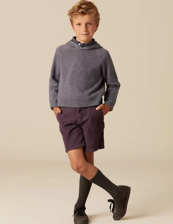 NÍCOLI PANTALÓN CHINO CORTO PANA< Pantalones
