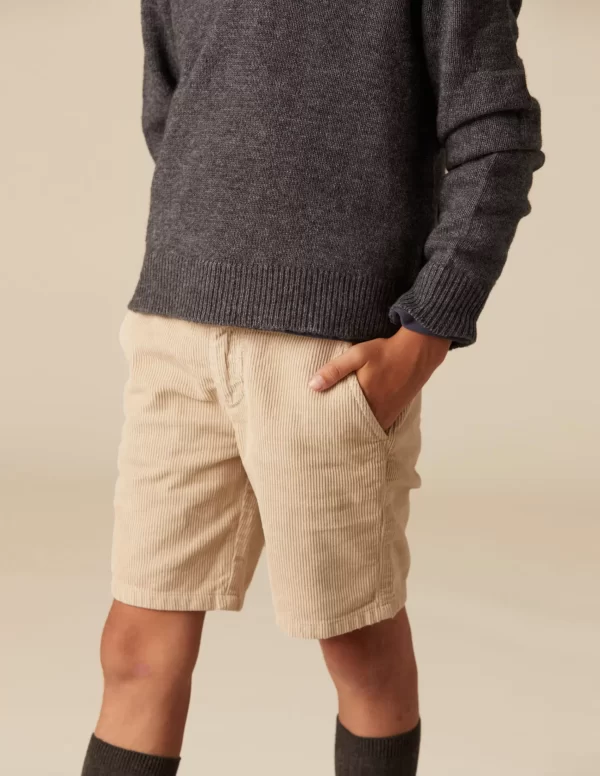 NÍCOLI PANTALÓN CHINO CORTO PANA< Pantalones