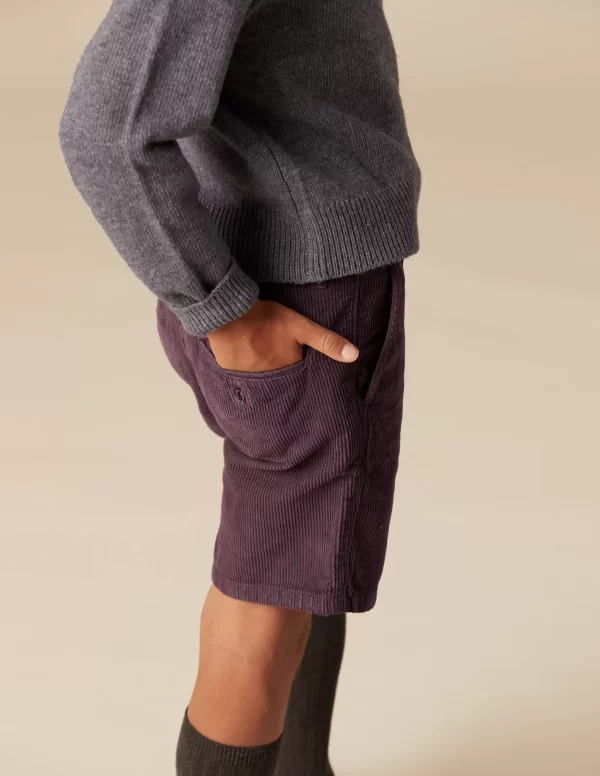 NÍCOLI PANTALÓN CHINO CORTO PANA< Pantalones