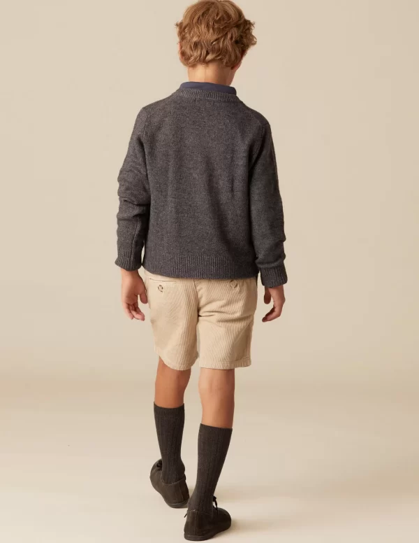 NÍCOLI PANTALÓN CHINO CORTO PANA< Pantalones
