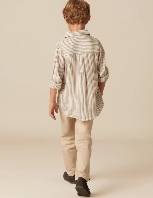 NÍCOLI PANTALÓN CHINO LARGO< Pantalones