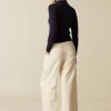 NÍCOLI PANTALÓN CRUCE BOLSILLOS CRUDO< Denim | Pantalones