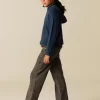 NÍCOLI PANTALÓN ESTRELLAS PARCHES GRIS< Denim | Pantalones