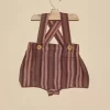 NÍCOLI PANTALÓN FRANCéS RAYA MARRÓN< Ranitas Y Petos