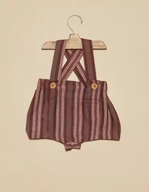 NÍCOLI PANTALÓN FRANCéS RAYA MARRÓN< Ranitas Y Petos