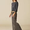 NÍCOLI PANTALÓN GRIS BOLSILLOS COSTURAS< Denim | Pantalones