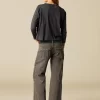 NÍCOLI PANTALÓN GRIS BOLSILLOS COSTURAS< Denim | Pantalones