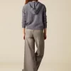 NÍCOLI PANTALÓN GRIS BOTONES LATERAL< Denim | Pantalones