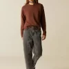 pantaln_gris_doble_pespun_0.webp NÍCOLI PANTALÓN GRIS DOBLE PESPUNTES< Denim | Pantalones