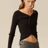 NÍCOLI PANTALÓN GRIS HEBILLAS CINTURA< Denim | Pantalones