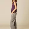 NÍCOLI PANTALÓN GRIS RECTO COSTURAS< Denim | Pantalones