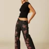 NÍCOLI PANTALÓN LENTEJUELAS GRANATE PLATEADO< Denim | Pantalones