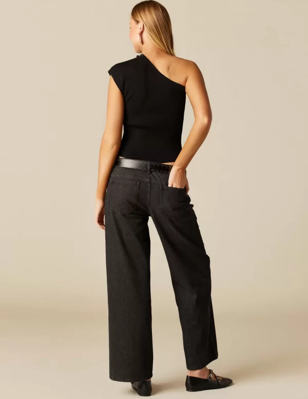 NÍCOLI PANTALÓN LENTEJUELAS GRANATE PLATEADO< Denim | Pantalones