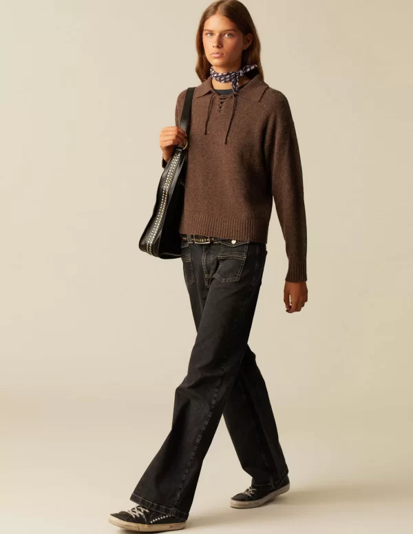 NÍCOLI PANTALÓN MIX BOLSILLOS ANTRACITA< Denim | Pantalones