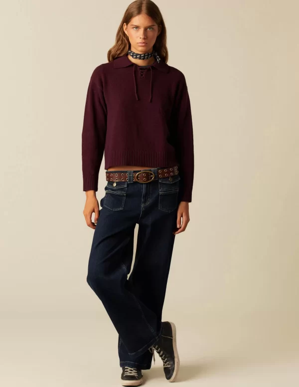NÍCOLI PANTALÓN MIX BOLSILLOS BLUE BLACK< Denim | Pantalones