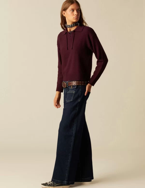 NÍCOLI PANTALÓN MIX BOLSILLOS BLUE BLACK< Denim | Pantalones