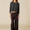 NÍCOLI PANTALÓN NEGRO RAYA< Pantalones