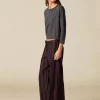 NÍCOLI PANTALÓN NEGRO RAYA< Pantalones