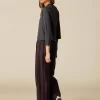 NÍCOLI PANTALÓN NEGRO RAYA< Pantalones