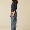 NÍCOLI PANTALÓN NN BORDADO AZUL< Denim | Pantalones