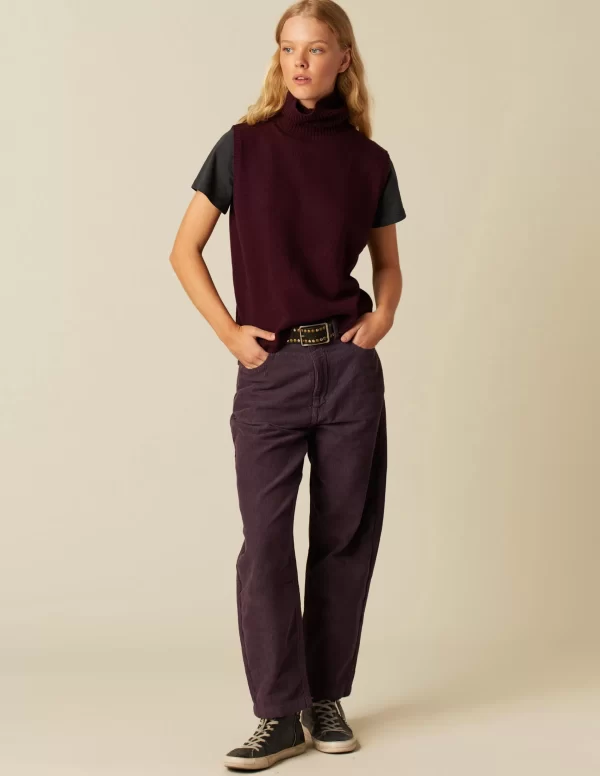 NÍCOLI PANTALÓN PANA ZIG ZAG< Pantalones