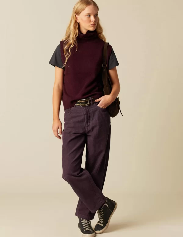 NÍCOLI PANTALÓN PANA ZIG ZAG< Pantalones