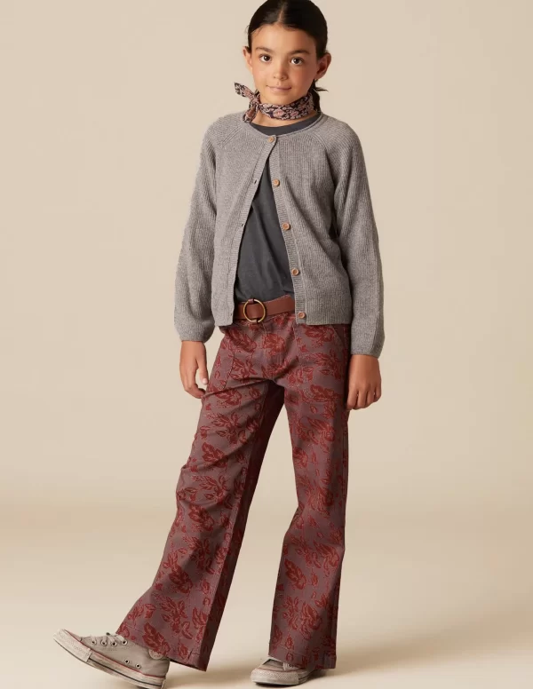 NÍCOLI PANTALÓN PRINT CONTRASTE< Denim | Pantalones