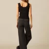 NÍCOLI PANTALÓN TACHUELAS CANESÚ ANTRACITA< Denim | Pantalones