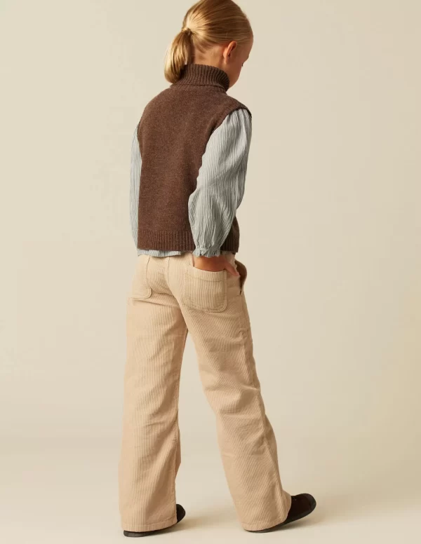 NÍCOLI PANTALÓN WIDE LEG PANA ARENA< Pantalones