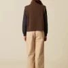 NÍCOLI PANTALÓN WIDE LEG PANA ARENA< Pantalones