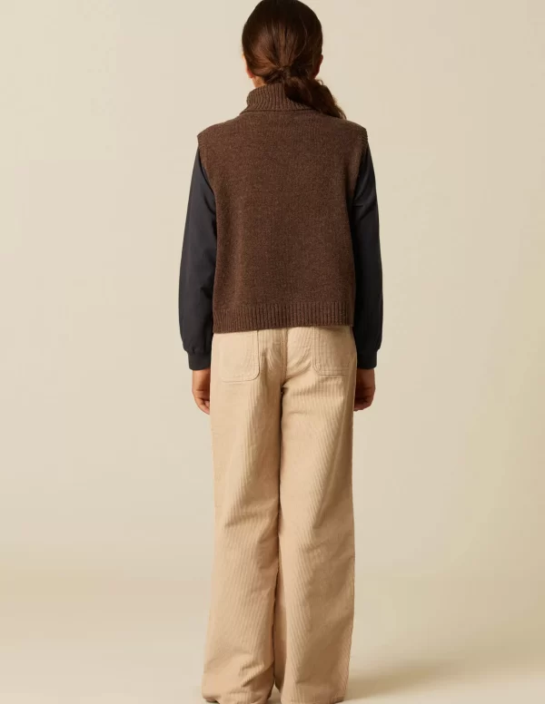 NÍCOLI PANTALÓN WIDE LEG PANA ARENA< Pantalones