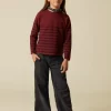 NÍCOLI PANTALÓN WIDE LEG PANA AZUL< Pantalones