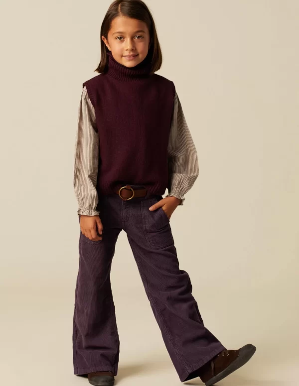NÍCOLI PANTALÓN WIDE LEG PANA< Pantalones