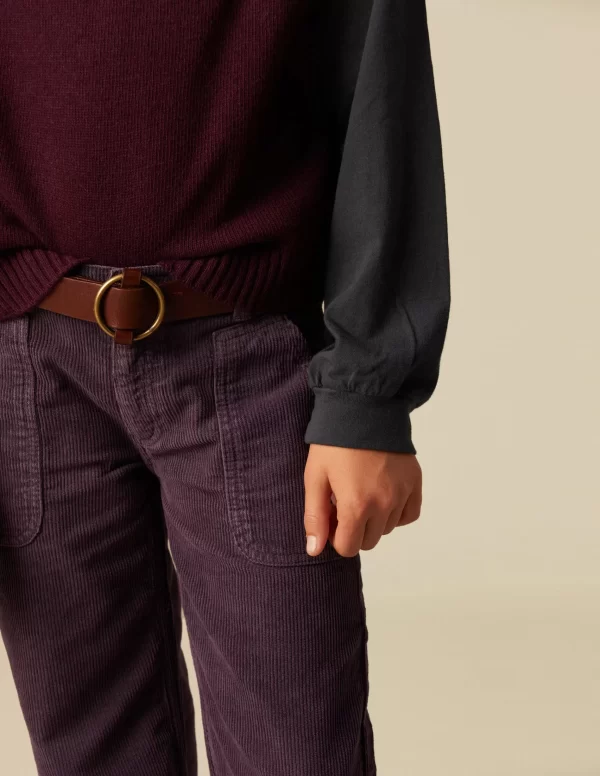 NÍCOLI PANTALÓN WIDE LEG PANA< Pantalones