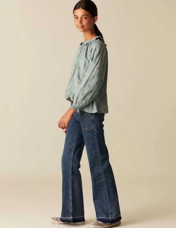 NÍCOLI PANTALÓN WIDE LEG VAQUERO< Denim | Pantalones