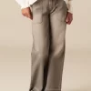 NÍCOLI PantalÓn wide leg vaquero gris claro< Denim | Pantalones