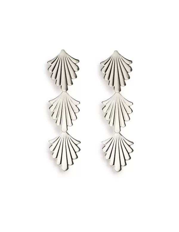 NÍCOLI PENDIENTE VINTAGE PLATEADO< Pendientes