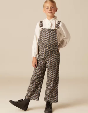 NÍCOLI PETO PRINT GEOMéTRICO< Denim | Monos Y Petos