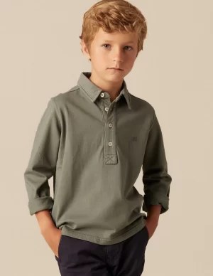 NÍCOLI POLO VERDE OSCURO NN< Polos