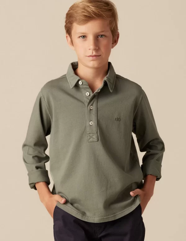 NÍCOLI POLO VERDE OSCURO NN< Polos