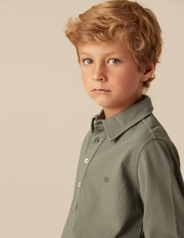 NÍCOLI POLO VERDE OSCURO NN< Polos