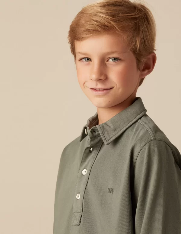 NÍCOLI POLO VERDE OSCURO NN< Polos