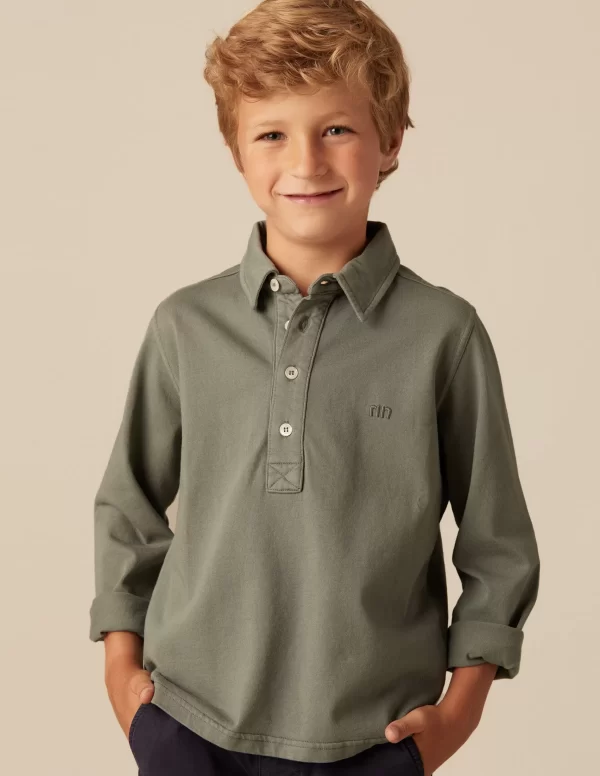 NÍCOLI POLO VERDE OSCURO NN< Polos