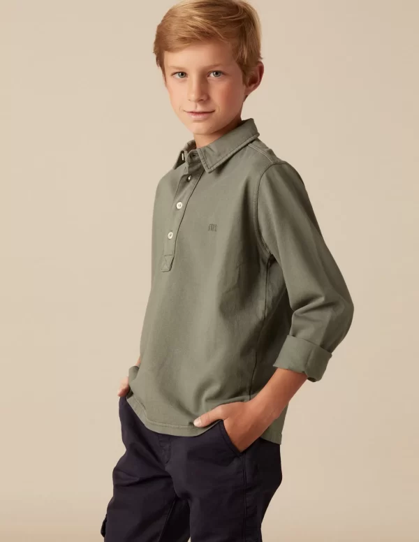 NÍCOLI POLO VERDE OSCURO NN< Polos