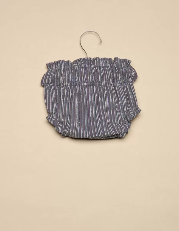 NÍCOLI POLOLO RAYA AZUL LUREX< Pololos